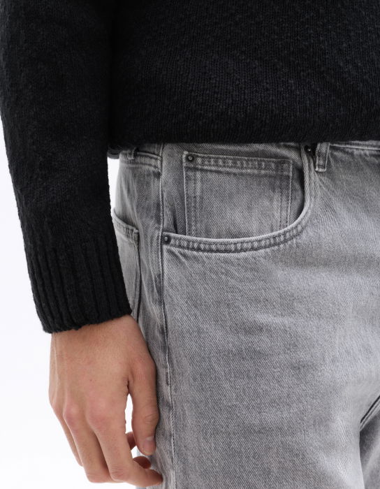 Blugi Gri Deschis Bottom Baggy Barbati [5]