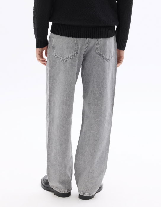 Blugi Gri Deschis Bottom Baggy Barbati [3]