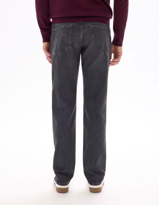 Blugi Gri Inchis C15 Straight Barbati [3]