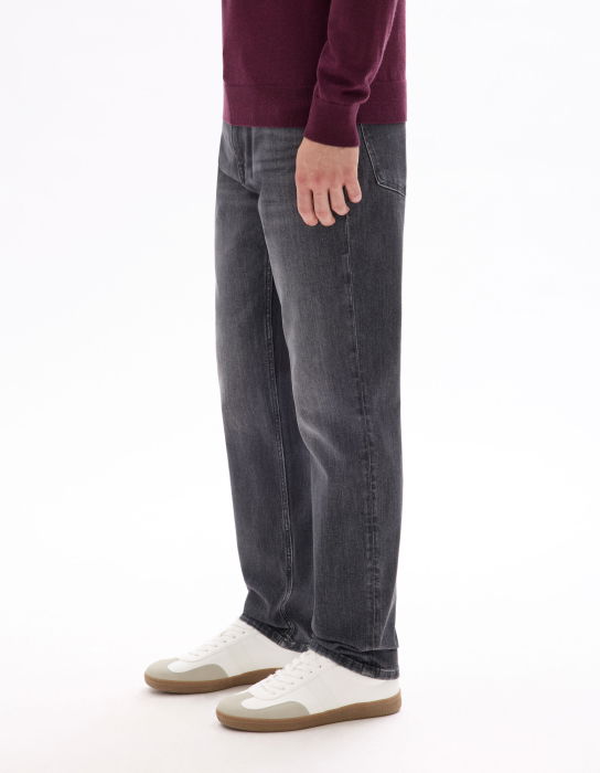 Blugi Gri Inchis C15 Straight Barbati [4]