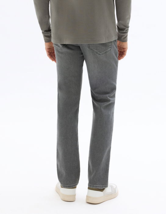 Blugi Gri Deschis C35 Straight Barbati [3]