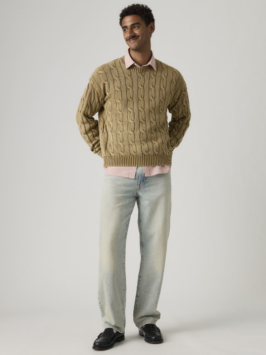 Blugi Albastri Deschisi 568 Loose Straight Barbati [5]