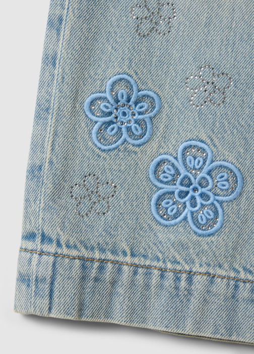 Blugi Light Blue Fete 3-10 Ani [4]