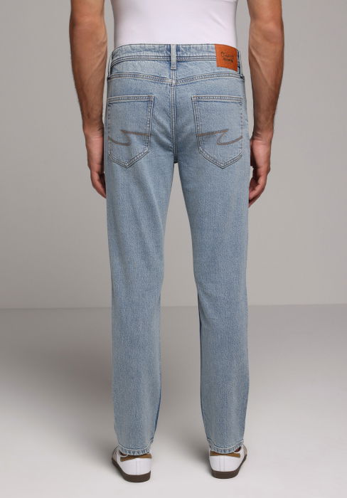 Мужские Джинсы Светло-Синие 044 KARL Straight [4]