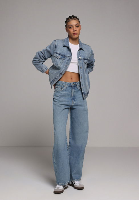 Женские Джинсы Синие 858 LENORA Baggy [2]