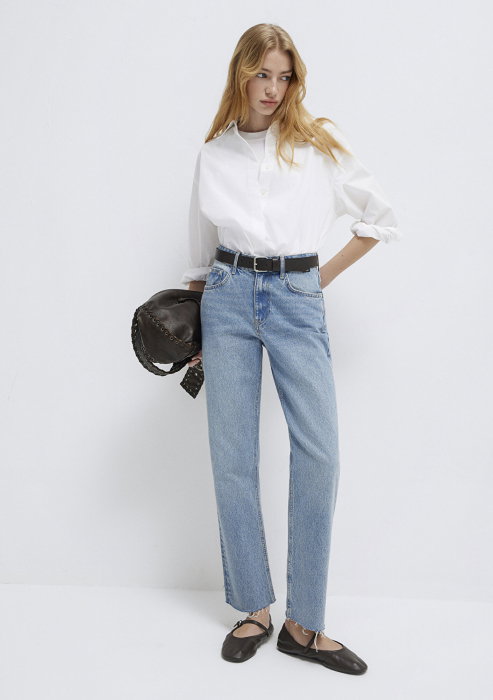 Blugi Mavi New York Straight Femei [2]