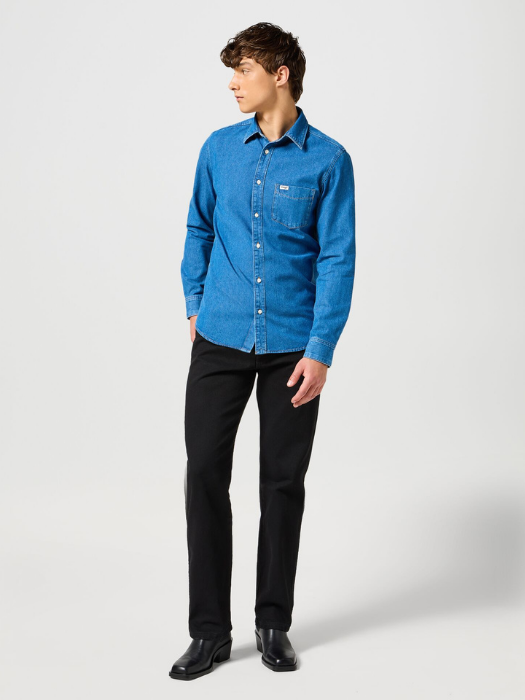 Blugi Negri 13MWZ Original Regular Bootcut Barbati [4]