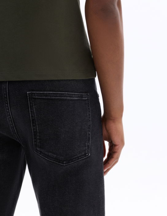 Blugi Negri Straight Barbati [4]