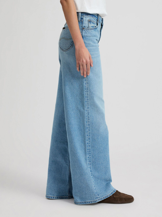 Blugi Albastri HOPE Mid Rise Baggy Femei [3]