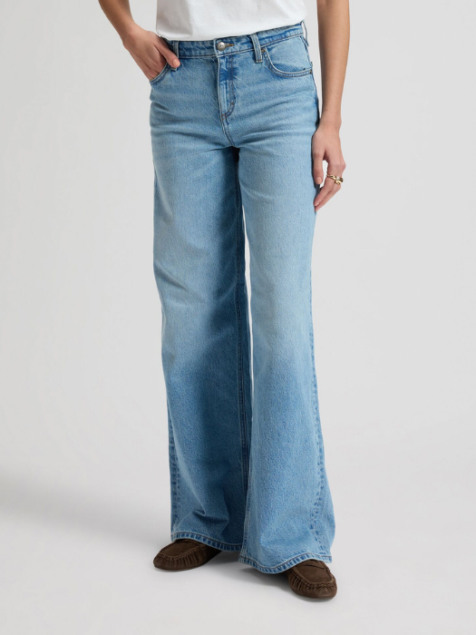 Blugi Albastri HOPE Mid Rise Baggy Femei [2]