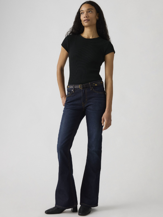 Blugi Indigo LOW BOOT Slim Femei [4]