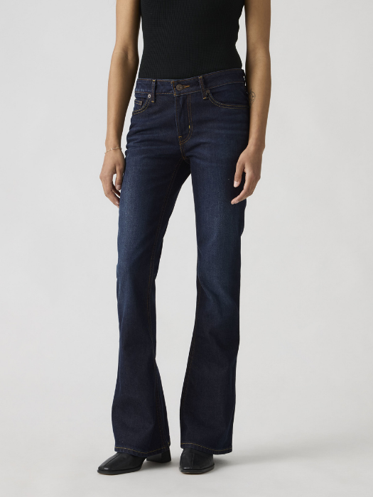 Blugi Indigo LOW BOOT Slim Femei [2]