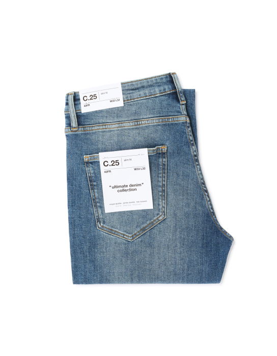 Blugi Navy C25 Slim Barbati [7]