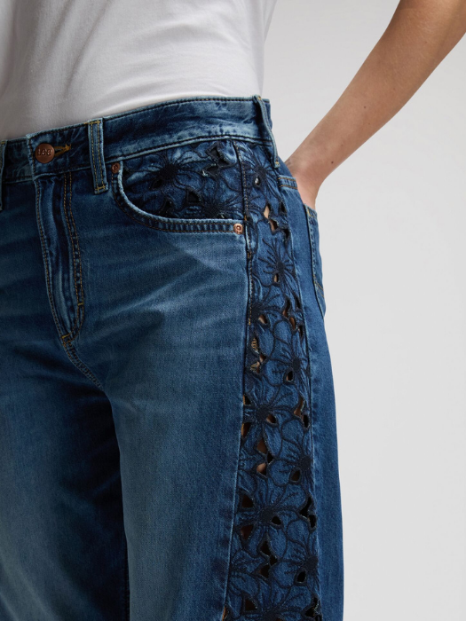 Blugi Navy RIDER BARREL Loose Femei [5]