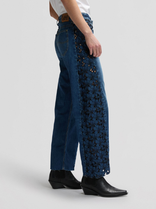 Blugi Navy RIDER BARREL Loose Femei [3]