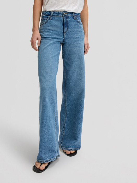 Blugi Albastri HOPE Mid Rise Baggy Femei [2]