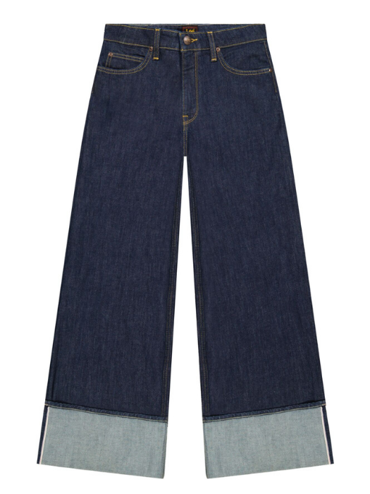 Blugi Albastri STELLA High Waist Wide Leg Femei [5]