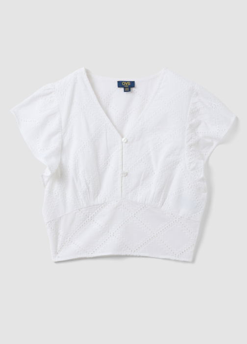 Блузка Для Девочек Brilliant White 10-15 Лет [4]