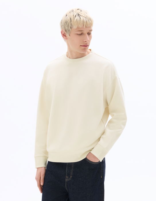 Мужской Свитшот Экрю Loose [2]