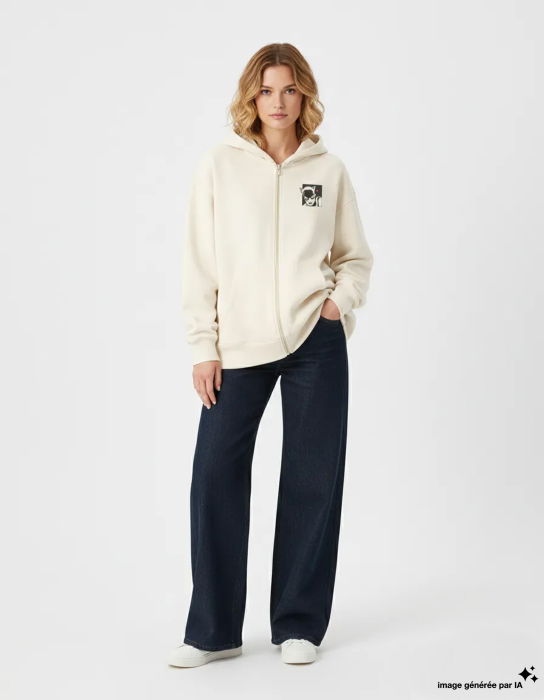 Bluza Crem Oversize Barbati [5]