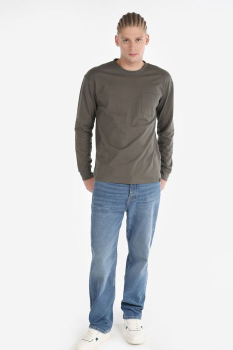 Мужской Свитшот Хаки Regular [4]