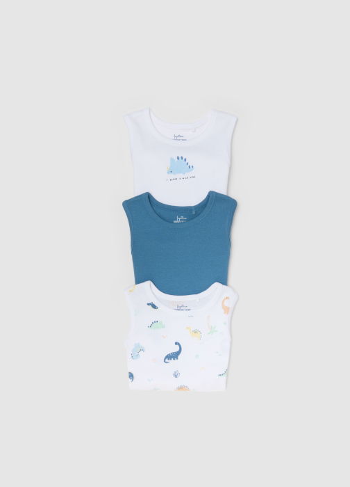 Боди С Коротким Рукавом Для Мальчиков Blue 0-9 Месяцев [3]