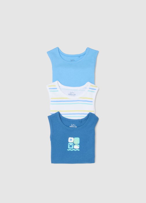 Боди С Коротким Рукавом Для Мальчиков Blue-Black 0-9 Месяцев [4]