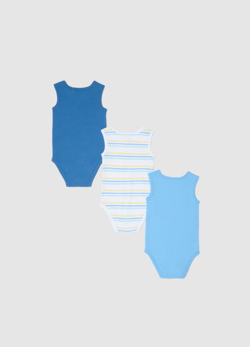 Боди С Коротким Рукавом Для Мальчиков Blue-Black 0-9 Месяцев [2]