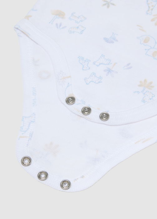 Боди С Коротким Рукавом Для Мальчиков Halogen Blue 0-9 Месяцев [4]