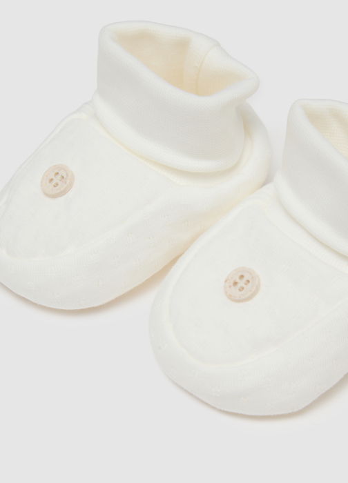 Шапка Для Девочек Белая 0-9 Месяцев [3]