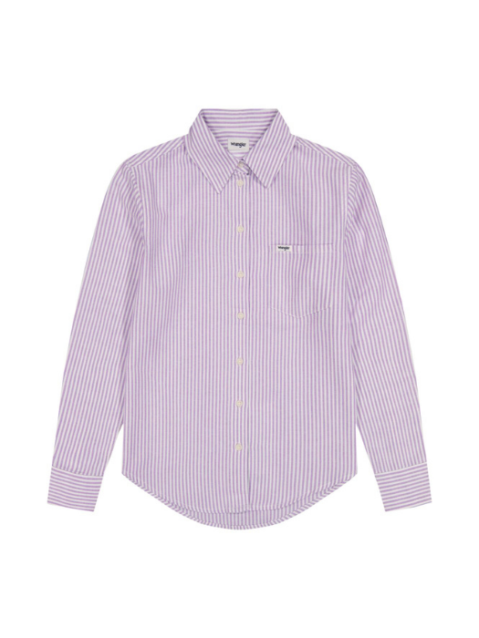 Camasa Alb/Lila Regular Femei [6]