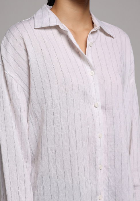 Женская Рубашка Белая  [4]