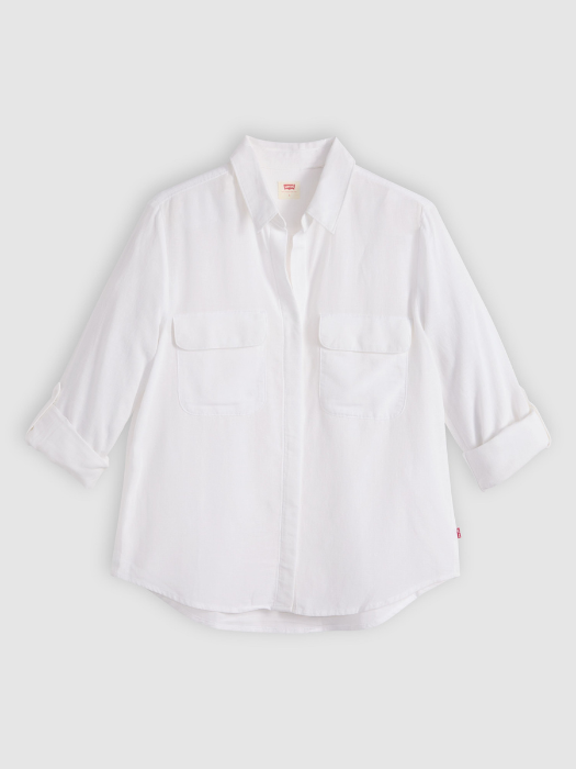 Camasa Alba Regular Femei [5]