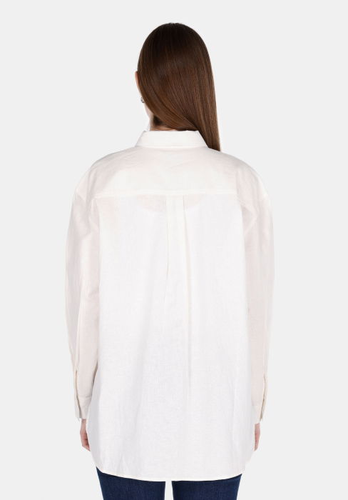 Женская Рубашка Белая Regular [2]