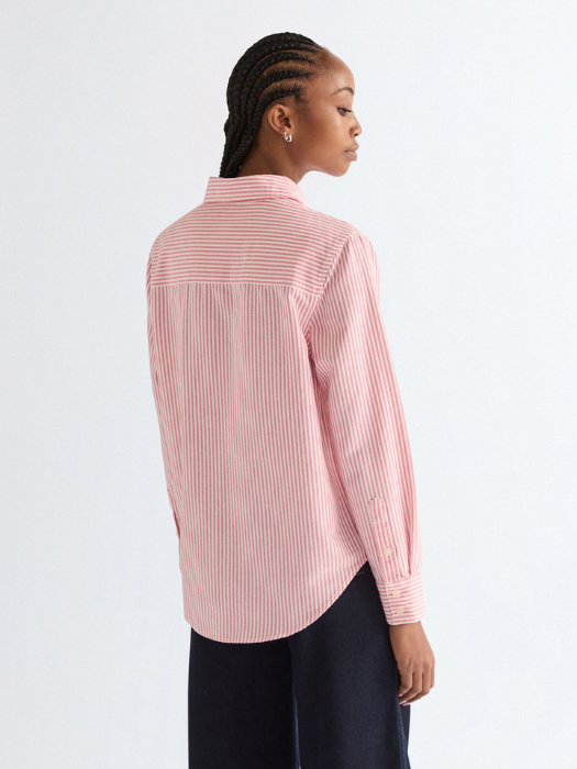 Camasa Alba/Roz Regular Femei [4]