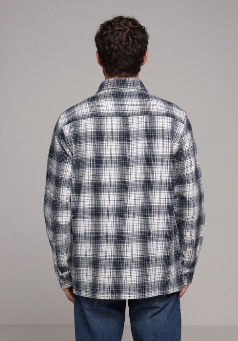 Мужская Рубашка Синяя Comfort [2]