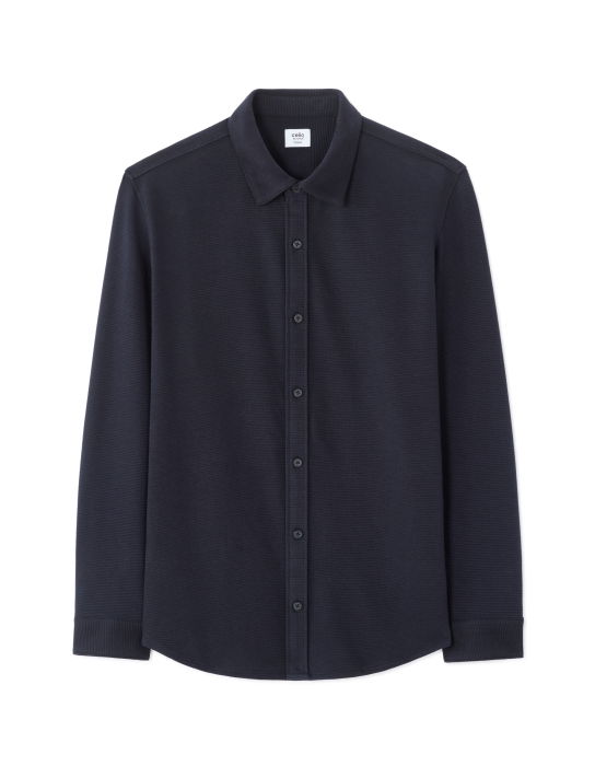 Мужская Рубашка Синяя  [5]