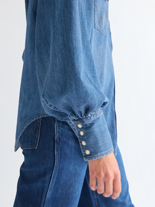 Camasa Blue Relaxed Femei [5]