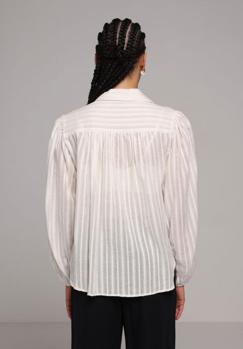 Женская Рубашка Кремовая  [3]