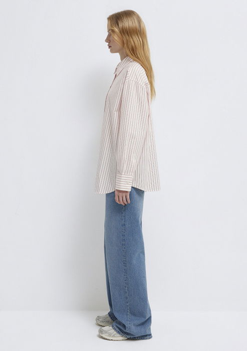 Женская Рубашка Кремовая  [4]