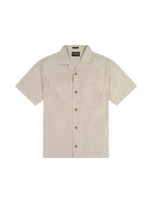 Camasa Cu Maneca Scurta Bej Loose Barbati [6]