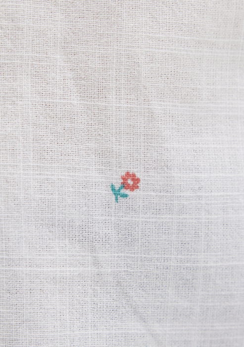 Женская Рубашка С Коротким Рукавом Белая  [7]