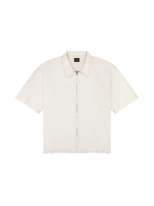 Camasa Cu Maneca Scurta Alba Loose Barbati [6]