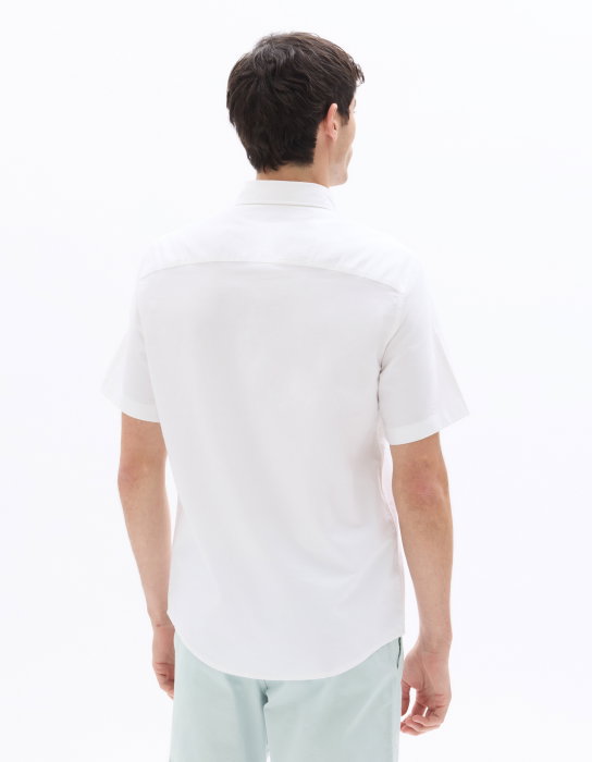 Camasa Cu Maneca Scurta Albă Regular Barbati [3]