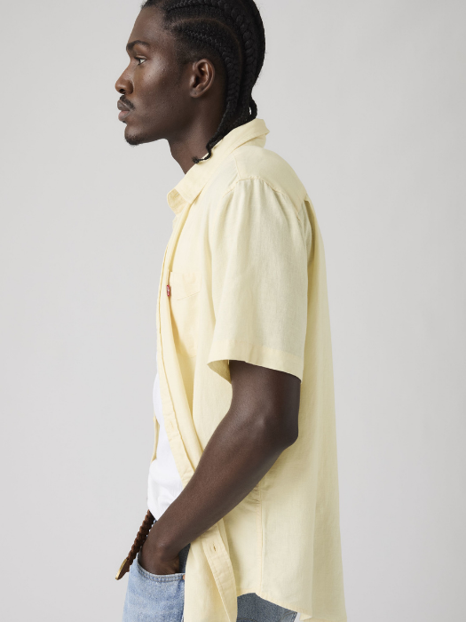 Camasa Cu Maneca Scurta Bej Regular Barbati [2]