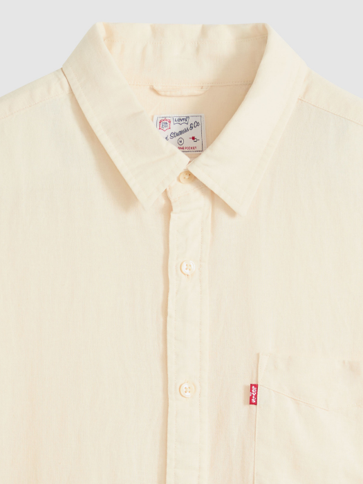 Camasa Cu Maneca Scurta Bej Regular Barbati [6]