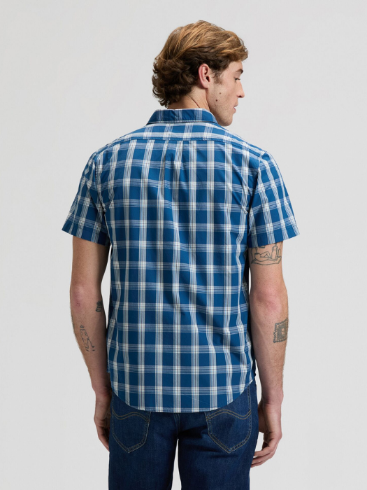 Camasa Cu Maneca Scurta Blue Regular Barbati [5]