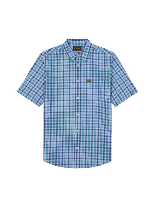 Camasa Cu Maneca Scurta Blue Regular Barbati [6]