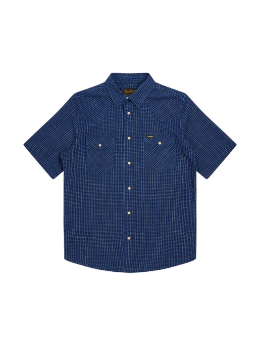 Camasa Cu Maneca Scurta Blue Regular Barbati [6]