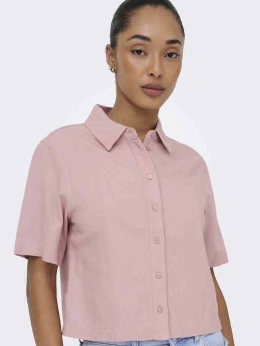 Женская Рубашка С Коротким Рукавом Burnished Lilac   [3]